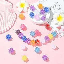 30 шт. непрозрачных акриловых бусин с покрытием AB&nbsp;JACR-YW0001-04