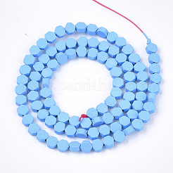 Окрашенного распылением немагнитных синтетических нитей гематита бусы&nbsp;G-T116-03A-03