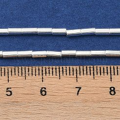 Fili di perline di ematite sintetica non magnetica elettrolitica&nbsp;G-U003-06
