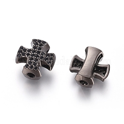 Латунные микро проложить кубического циркония слайд подвески&nbsp;ZIRC-G166-38B