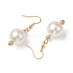 Set di collane rotonde con perle finte acriliche e orecchini pendenti da donna&nbsp;SJEW-JS01304