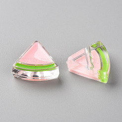 Perles acryliques émail transparent&nbsp;TACR-S155-001E