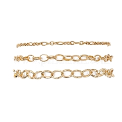 3шт. браслеты из нержавеющей стали 304&nbsp;BJEW-JB12456