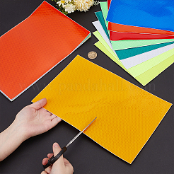 18 pièce de 9 autocollants réfléchissants auto-adhésifs pour animaux de compagnie de couleur bicolore&nbsp;STIC-GO0001-05