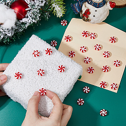 100 шт. пластиковых бусин с рождественской тематикой&nbsp;KY-DC0001-53