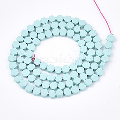 Окрашенного распылением немагнитных синтетических нитей гематита бусы&nbsp;G-T116-03A-08