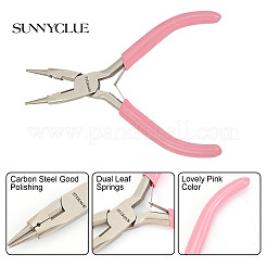 3 rouleau de fil de cuivre rond pour bijoux de 3 styles&nbsp;CWIR-SC0001-01