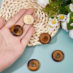 Подвески из натурального тигрового глаза&nbsp;G-FH0002-67A