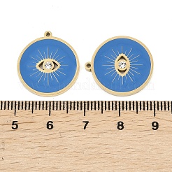 304 Edelstahl-Emaille-Anhänger&nbsp;STAS-Z190-06G-02