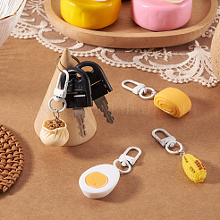 10 pièces 10 styles de pendentifs alimentaires imitation résine opaque&nbsp;AJEW-TADJ0001-25