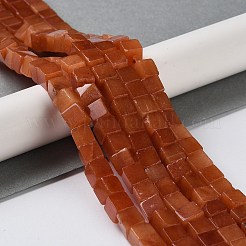 Природные окрашенные белого нефрита нитей бисера&nbsp;G-Q008-C01-01A