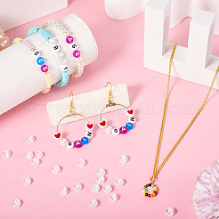 100шт 5 стиля прозрачные акриловые бусины&nbsp;OACR-TA0003-48C