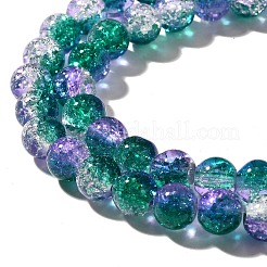 Стеклянные бусины кракле&nbsp;X-CCG-C002-8mm-03