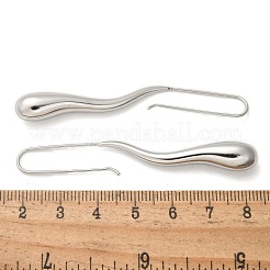 Серьги-подвески из нержавеющей стали 304&nbsp;EJEW-U048-01P