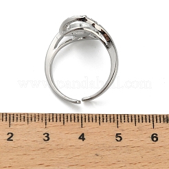 Латунные крепления колец для пальцев&nbsp;KK-F734-02P-NR