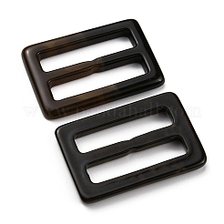Fibbie in resina a forma rettangolare&nbsp;RESI-WH0035-25A-04