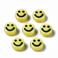 Непрозрачные акриловые бусины для рукоделия&nbsp;X-MACR-S369-003B-02-01