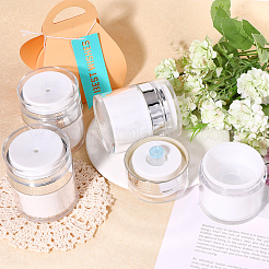 Пластиковая пустая многоразовая безвоздушная бутылка с насосом&nbsp;AJEW-WH0016-49B