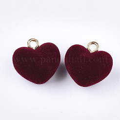 Флокированные акриловые подвески&nbsp;X-FIND-T046-28