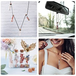 Стеклянная бутылка желающих&nbsp;DJEW-GF0001-05B