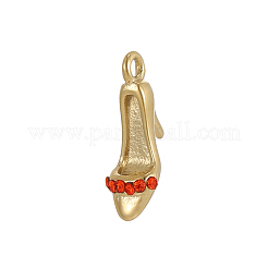 Pendentifs en acier inoxydable 304 micro pavés de zircones cubiques transparentes&nbsp;STAS-OY012-46G