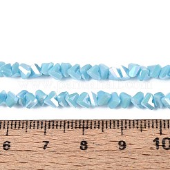 Гальванические непрозрачные стеклянные бусины&nbsp;LS-GLAA-N022-4mm-18