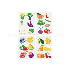 4 stücke 4 arten haustier aushöhlen zeichnung malschablonen&nbsp;DIY-WH0394-0350