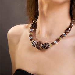 200 шт. 2 цвета тибетский стиль сплав европейские бусины&nbsp;MPDL-ME0001-05