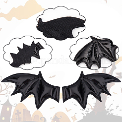 Accesorios de adorno de cuero para las alas izquierda y derecha del murciélago&nbsp;DIY-GF0005-62B