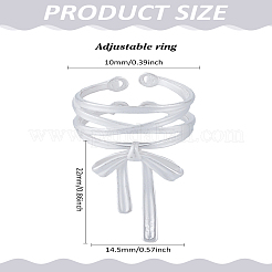 1 шт. бант из латуни&nbsp;RJEW-LP0002-45