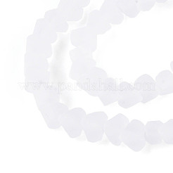 Матовые прозрачные стеклянные бусины&nbsp;GLAA-N016-4mm-11