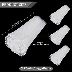 4 пакет полиэстеровая упаковочная бумага для цветочного букета&nbsp;ORIB-BC0001-12B