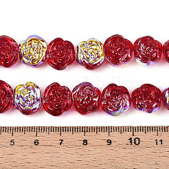 Гальванические стеклянные бусины&nbsp;EGLA-T025-02A