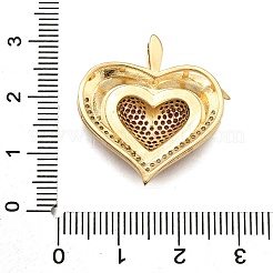 Латунные микро проложить кубического циркония подвески&nbsp;KK-K401-03G-01