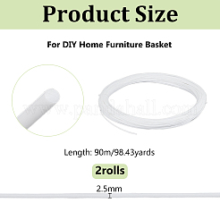 Cordon rond en rotin plastique de 90 m&nbsp;OCOR-WH0077-134C