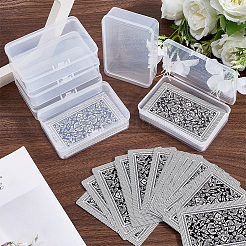 4 шт. Пластиковые коробки для хранения карт с откидными крышками&nbsp;CON-CP0001-017