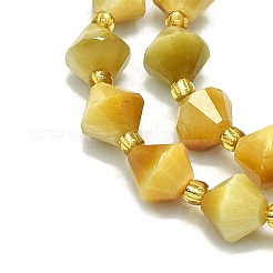 Природных тигровый глаз бисер нитей&nbsp;G-I376-B17-01