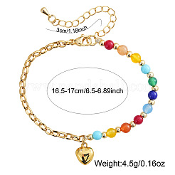 Sommer 304 Edelstahl Charm Armbänder&nbsp;VE3377-2