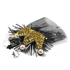 Pinza de pelo de hierro para fiesta de año nuevo&nbsp;LS-OHAR-R102-01G