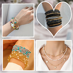 80 г 2 цвета 12/0 гальванических стеклянных бусины&nbsp;SEED-SC0001-52