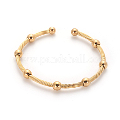 Наборы браслетов-манжет из нержавеющей стали 304&nbsp;BJEW-L642-09