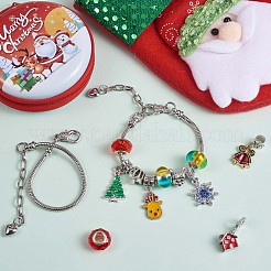 Kit de fabricación de pulseras europeas navideñas diy para regalo de niños&nbsp;JX241A