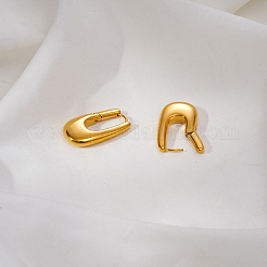 Boucles d'oreilles créoles en acier inoxydable 304 pour femmes&nbsp;QF4793