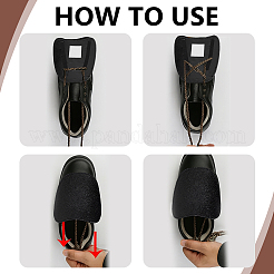 Защитная пластина из воловьей кожи для защиты от ударов&nbsp;AJEW-WH0696-118B