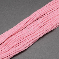 Filati per maglieria misti, perla rosa, 2mm, su 47 g / rotolo, 5 rotoli / balla, 10 fasci / borsa