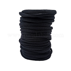 Нейлоновые эластичные детские повязки для девочек, аксессуары для волос, чёрные, 11 дюйм (28 см)