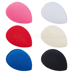 Chgcraft 6 шт. 6 цвета eva ткань каплевидная шляпа чародей база для шляпы, разноцветные, 127x100x5 мм, 1 шт / цвет