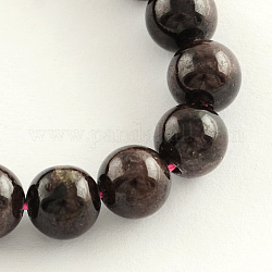 Гранат природный драгоценный камень шарик нити, круглые, 4 мм, отверстие : 0.5 мм, около 95 шт / нитка, 14.9 дюйм