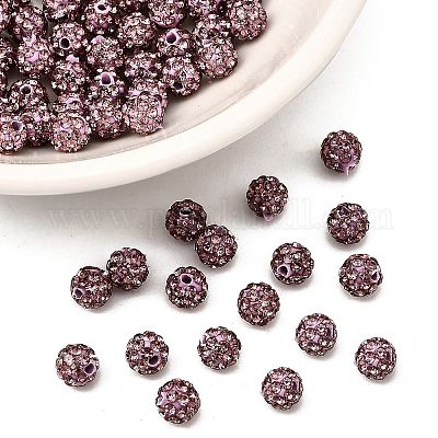 Бусины со стразами&nbsp;RB-A053-4mm-10-1