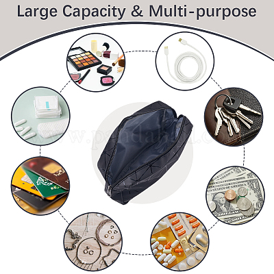 Косметички из искусственной кожи на молнии&nbsp;AJEW-WH20017-49A-1